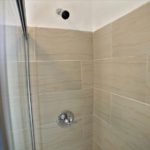 Shower in a bathroom addition - Los Angeles