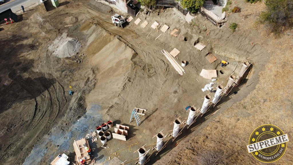 Hillside Construction Project in Bel Air