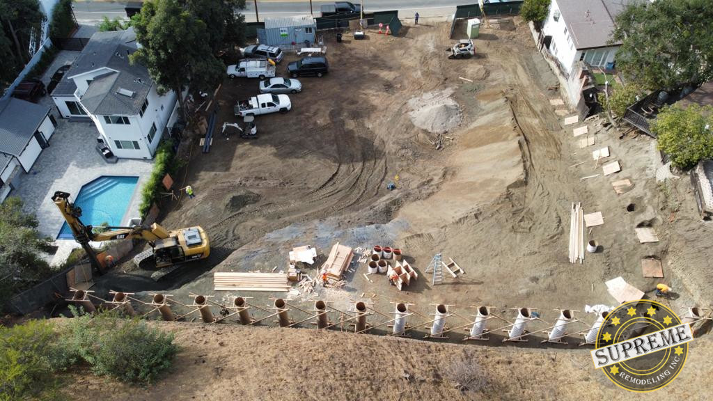 Hillside Construction Project in Bel Air