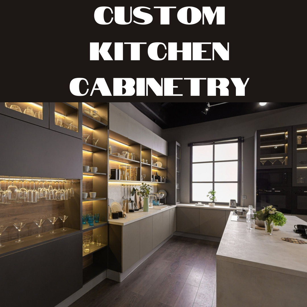 Image showcasing Custom Kitchen Cabinetry - Make Your Kitchen Your Own