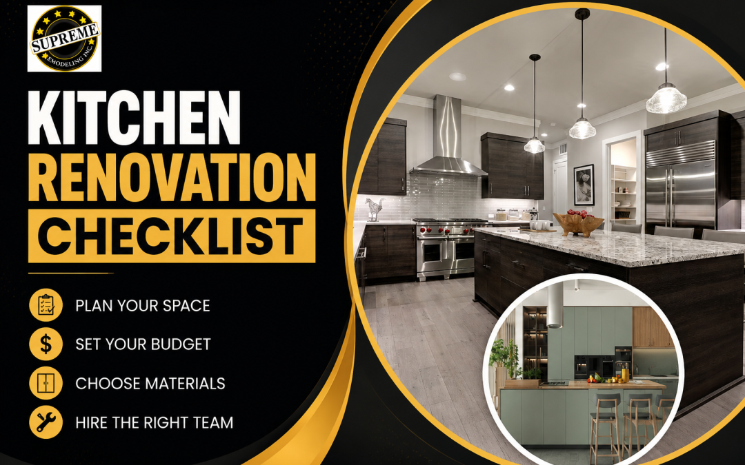 Kitchen Remodeling Checklist Every Homeowner Needs