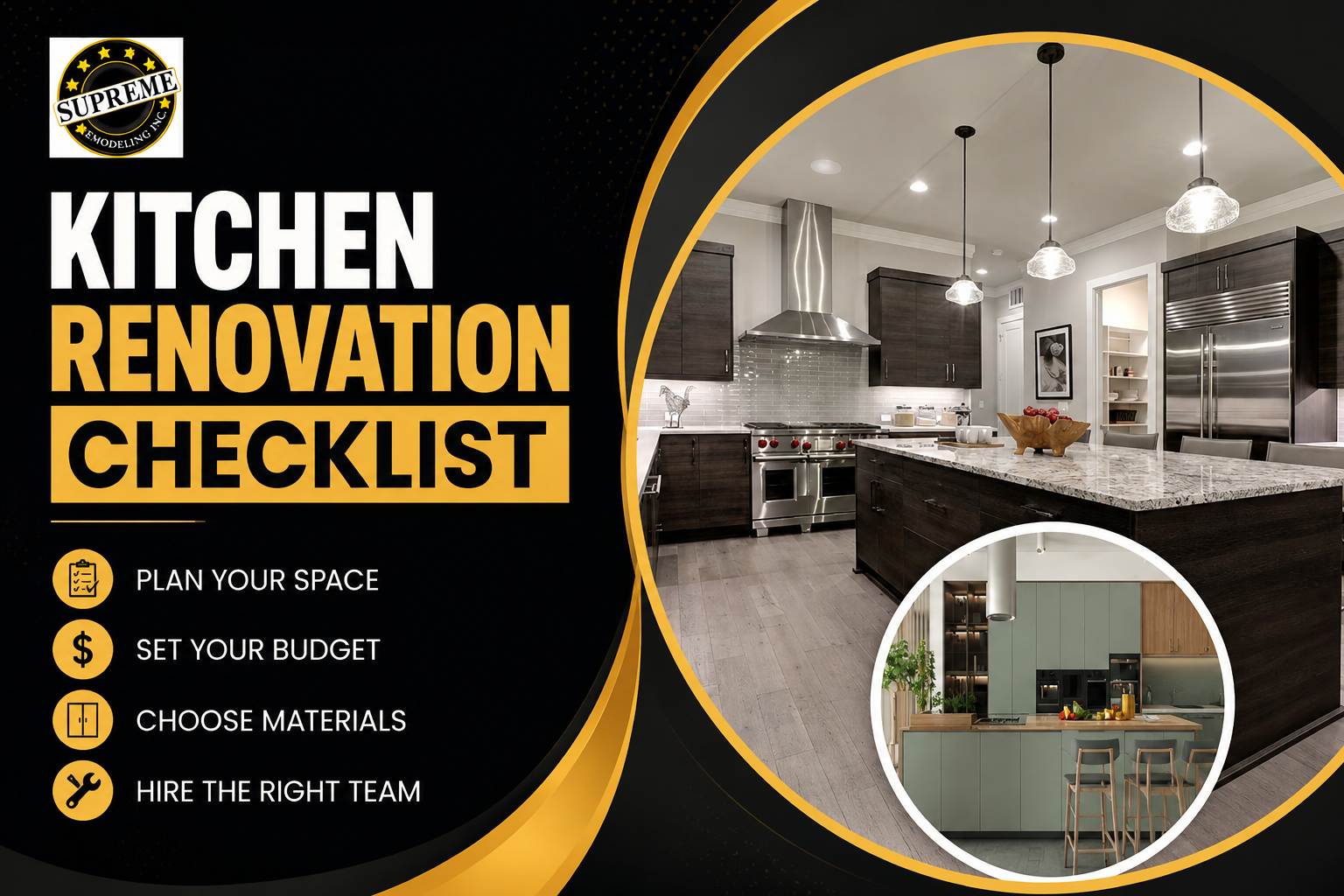 Kitchen Remodeling Checklist